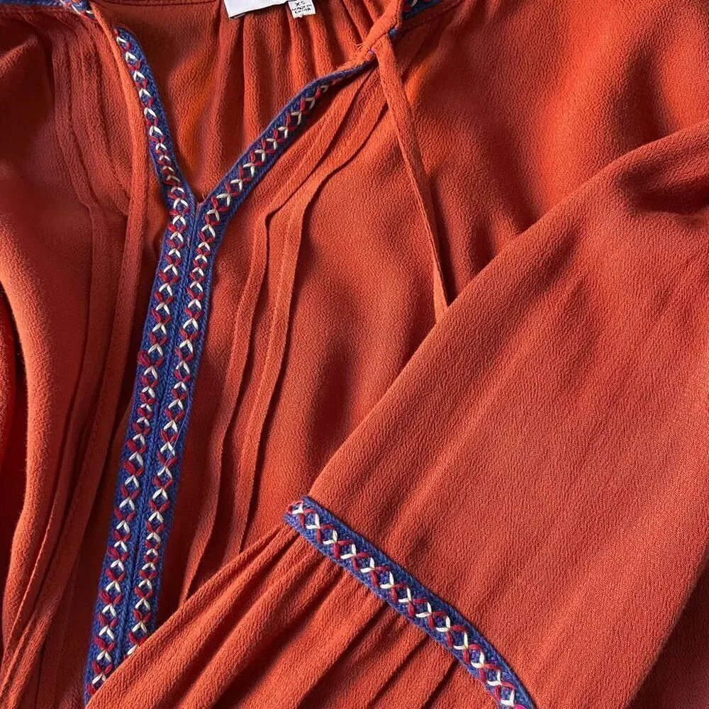 Ro & De Rust Peasant Tunic Boho Blouse XS